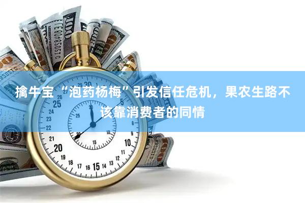 擒牛宝 “泡药杨梅”引发信任危机，果农生路不该靠消费者的同情