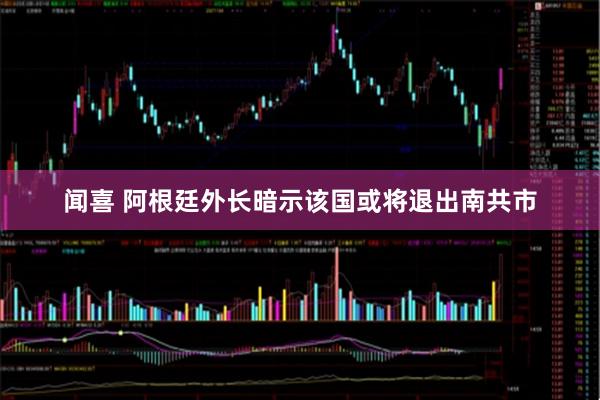 闻喜 阿根廷外长暗示该国或将退出南共市